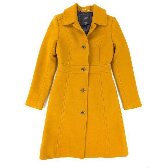 NEW J Crew Classic lady day coat Italian double-cloth wool Thinsulate Old Money - Picture 2 of 15
